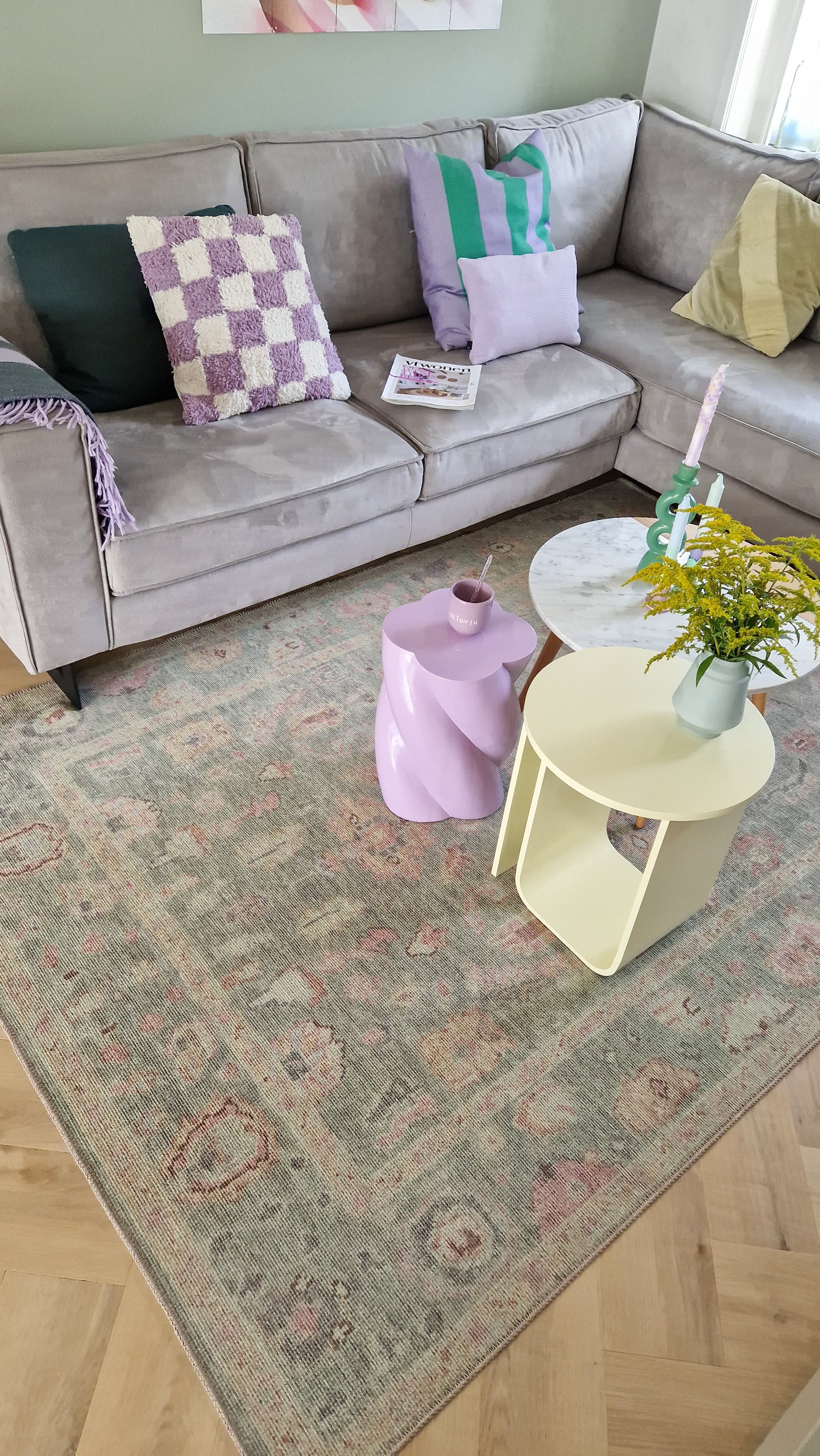 Tapis vintage Dilan Lomé
