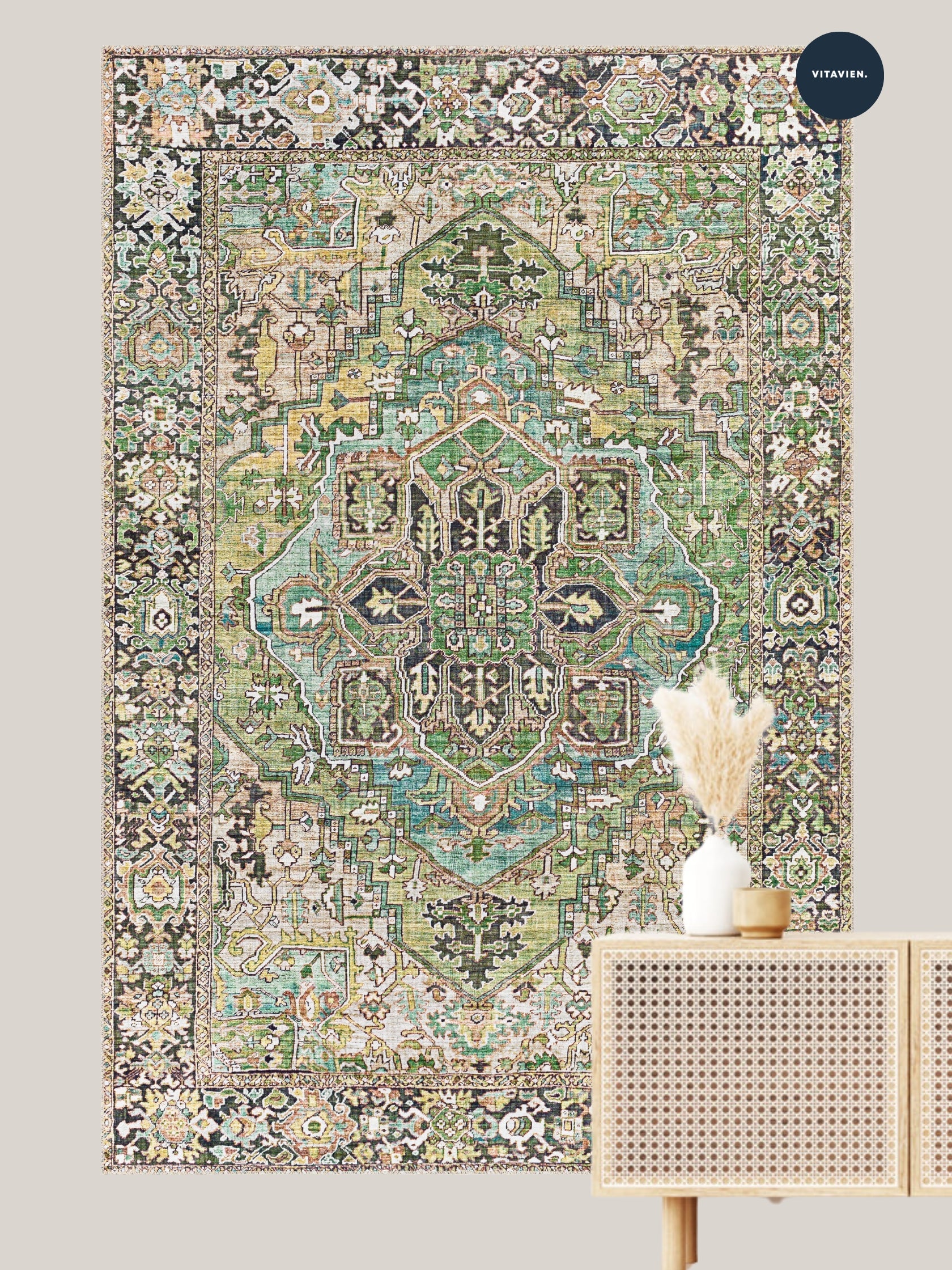 Tapis vintage Semra Lomé