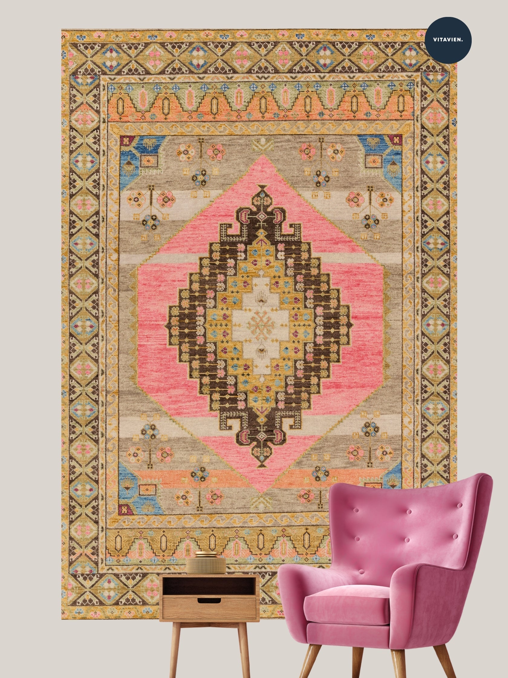Tapis vintage Seray Lomé