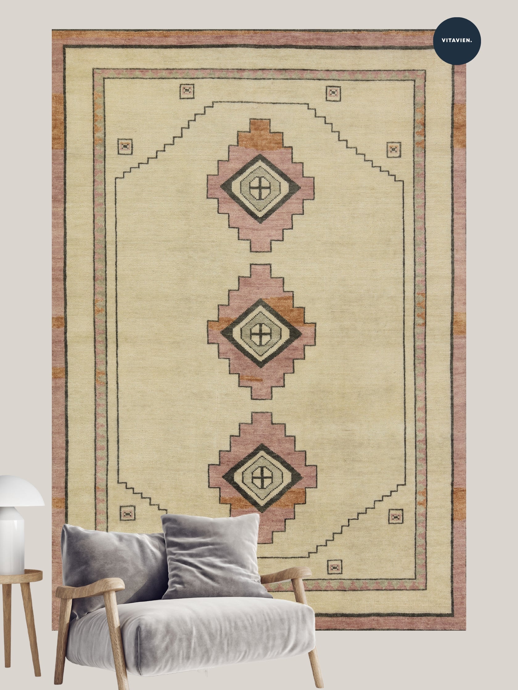 Tapis vintage Noyan Lomé