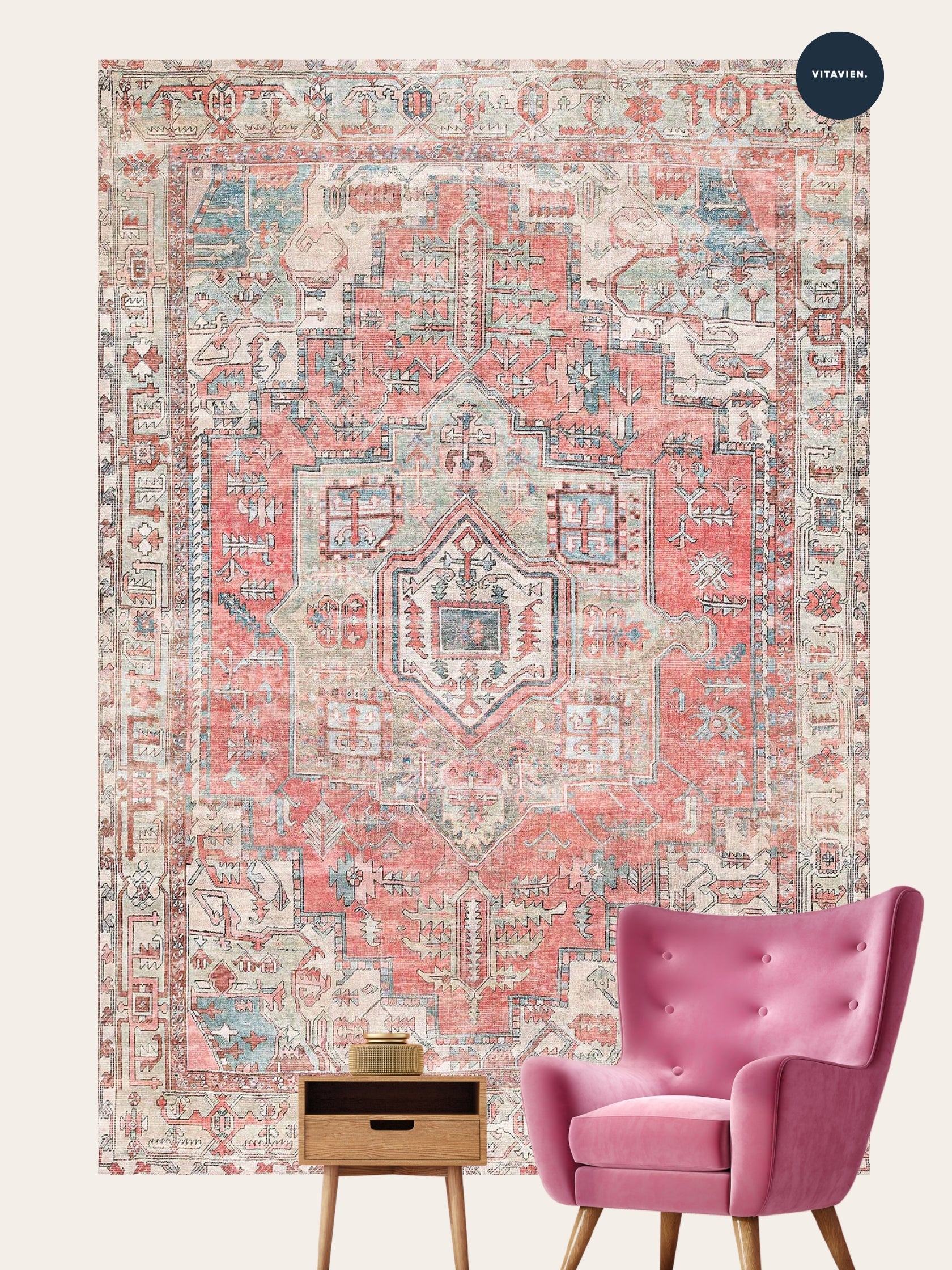 Tapis vintage Elmira Vera