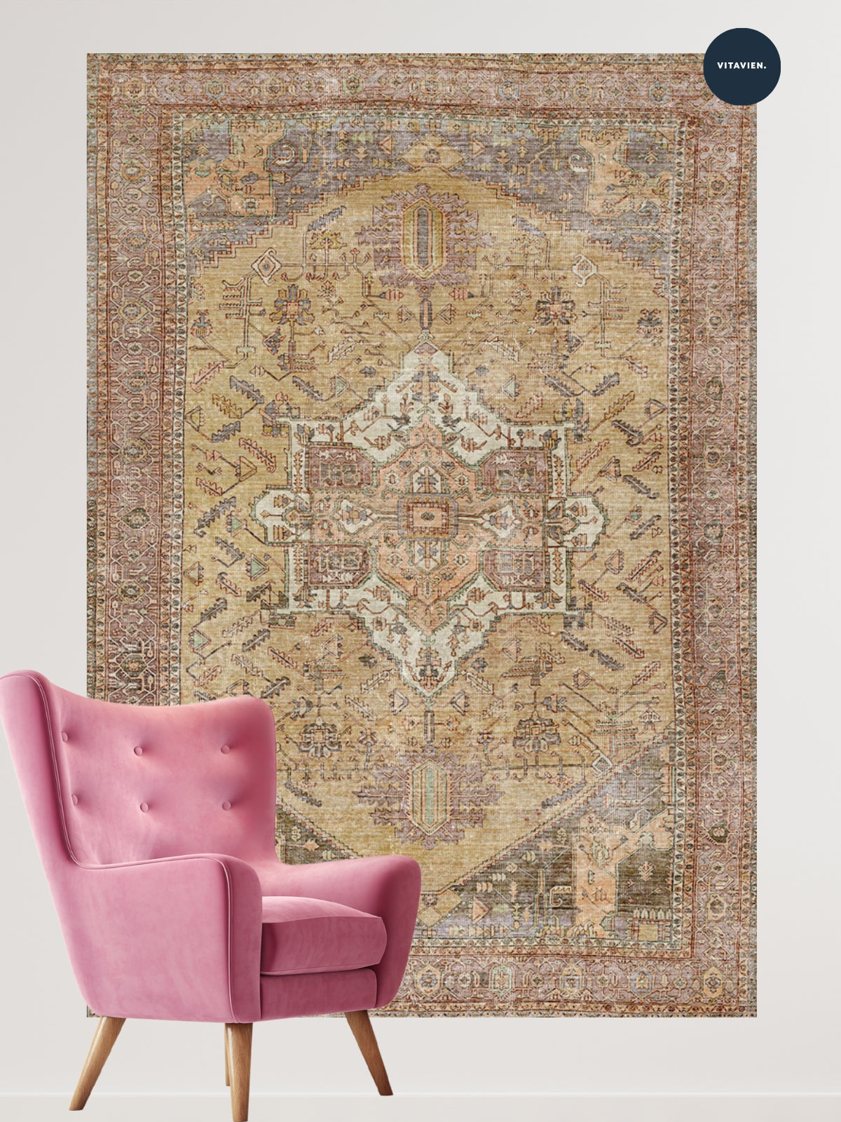 Tapis vintage Ceyhan Vera