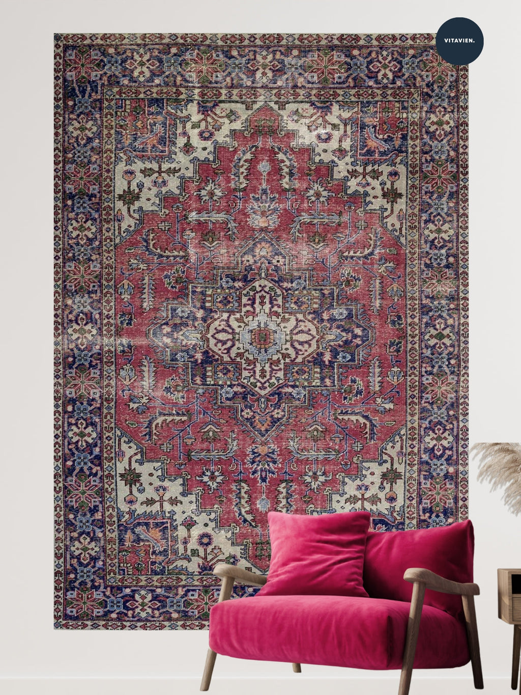 Tapis vintage Rengin Vera