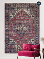 Tapis vintage Rengin Vera