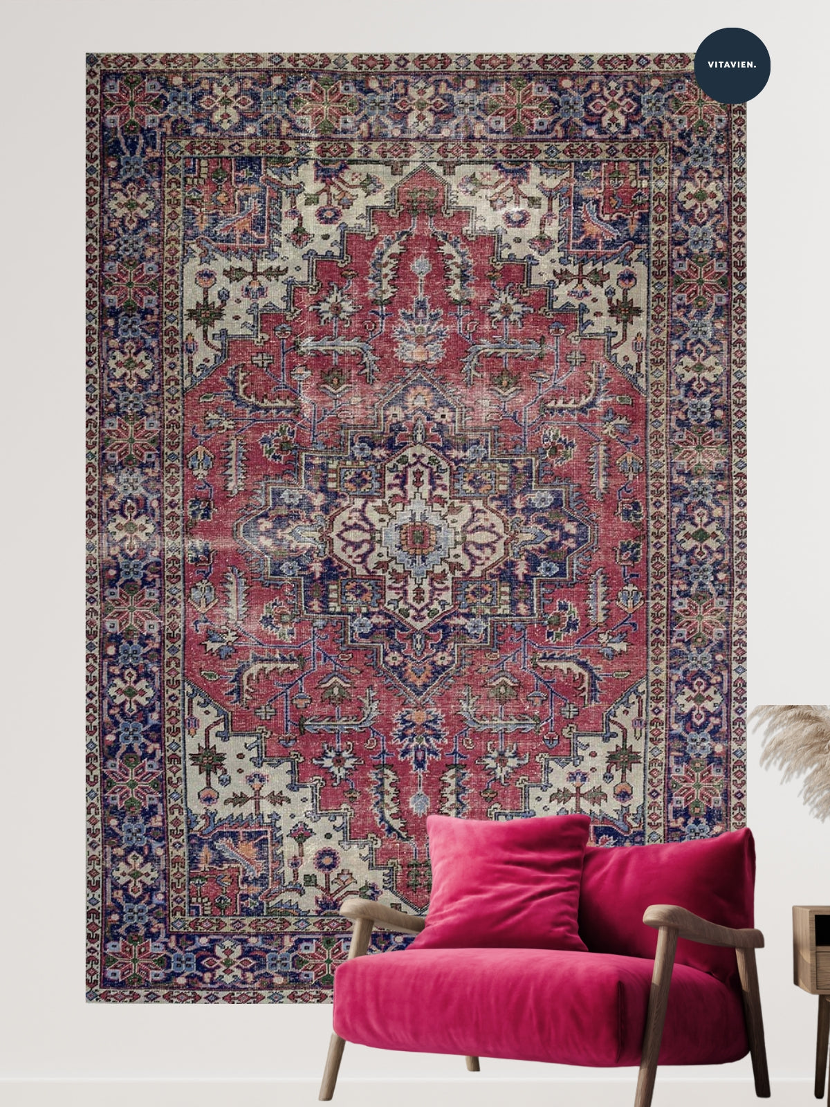 Tapis vintage Rengin Vera