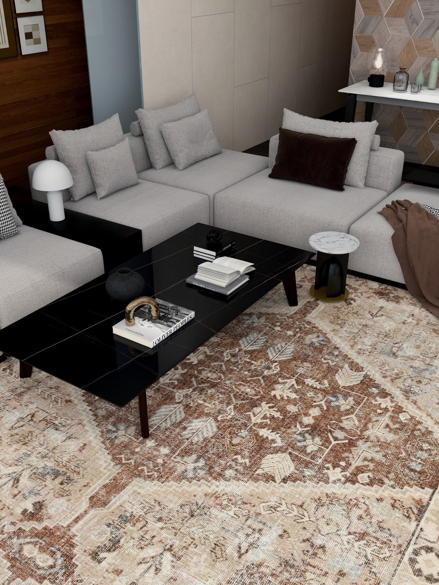 Tapis vintage Melike Lomé